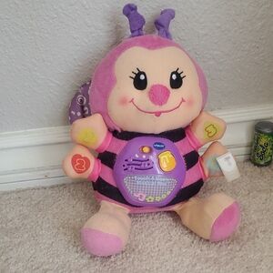 Pink and Purple Interactive Ladybug Toy